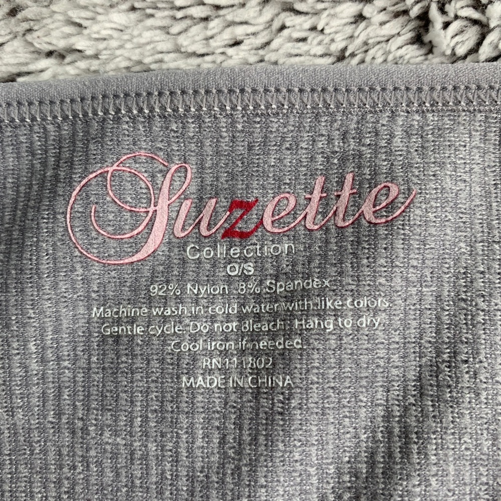 NWT Lace Front Cami in Heather Grey - Picture 7 of 7